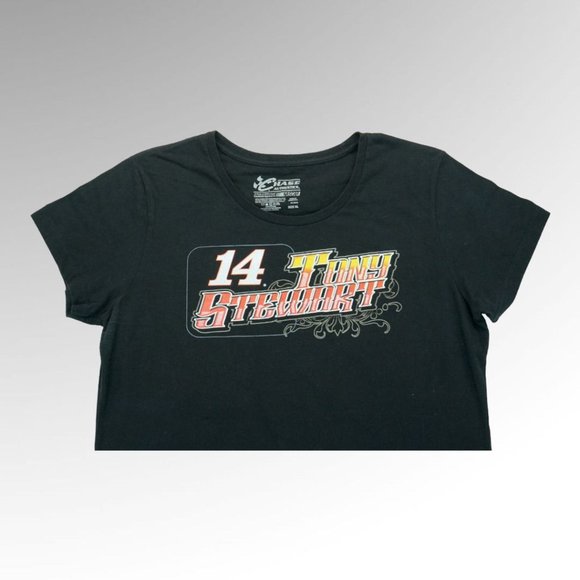 Chase Authentics Women's Tony Stewart 14‎ Black Double Sided Shirt XL - Picture 3 of 3